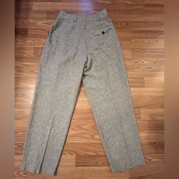 Vintage ESCADA Gray Pleated High Waisted Wool Pants Womens USA 6 / 38 - Picture 2 of 11